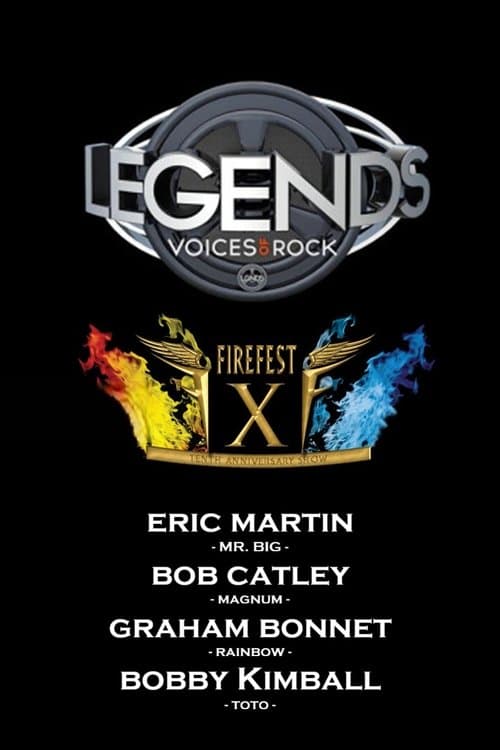 Legends of Rock: Live at Firefest Xのポスター