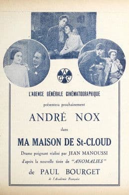 Ma maison de Saint-Cloudのポスター