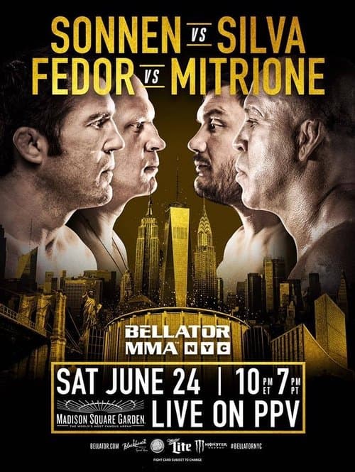 Bellator 180: Sonnen vs. Silvaのポスター