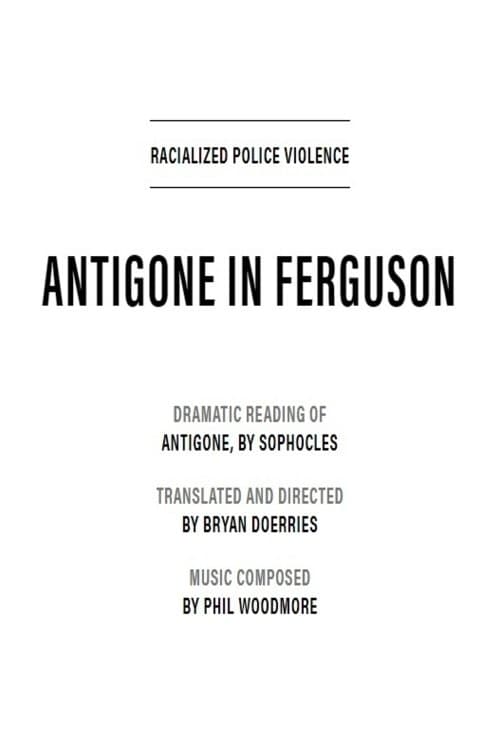 Antigone in Fergusonのポスター