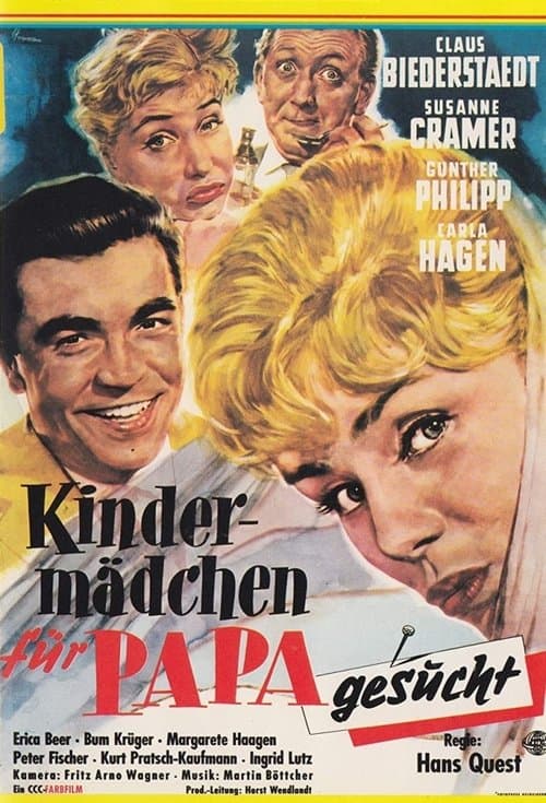 Kindermädchen für Papa gesuchtのポスター