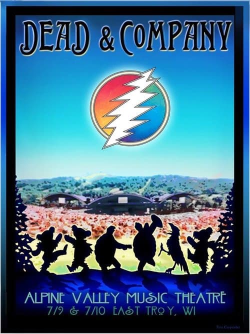 Dead & Company 2016-07-10 Alpine Valley Music Theatre, Elkhorn, WIのポスター