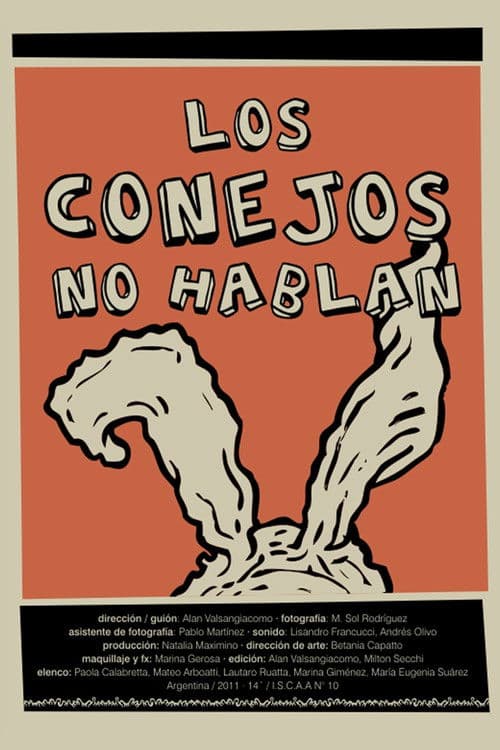 Los conejos no hablanのポスター
