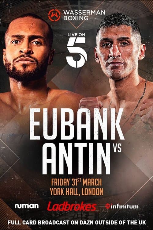 Harlem Eubank vs. Miguel Cesario Antinのポスター
