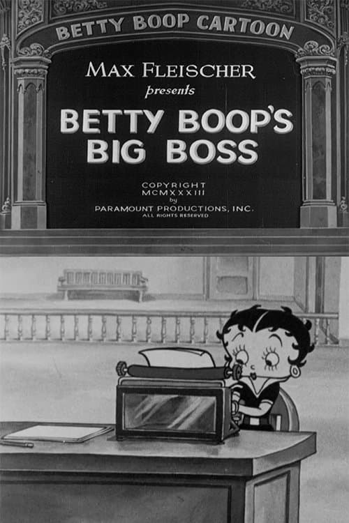 Betty Boop's Big Bossのポスター