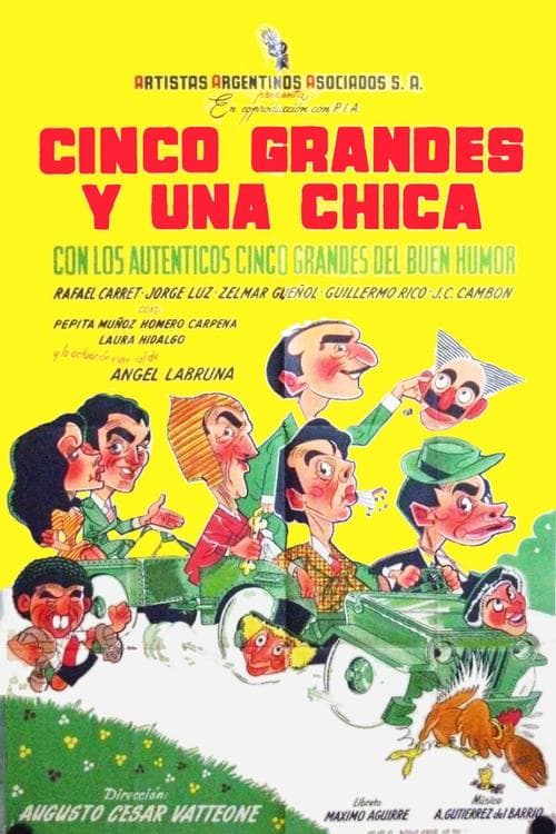 Cinco grandes y una chicaのポスター