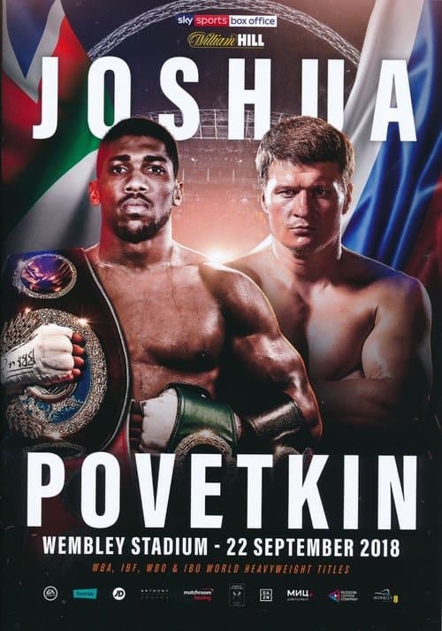 Anthony Joshua vs. Alexander Povetkinのポスター