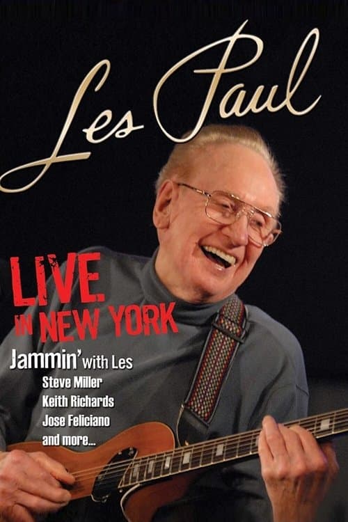 Les Paul - Live in New Yorkのポスター