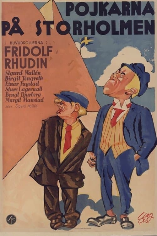 Pojkarna på Storholmenのポスター