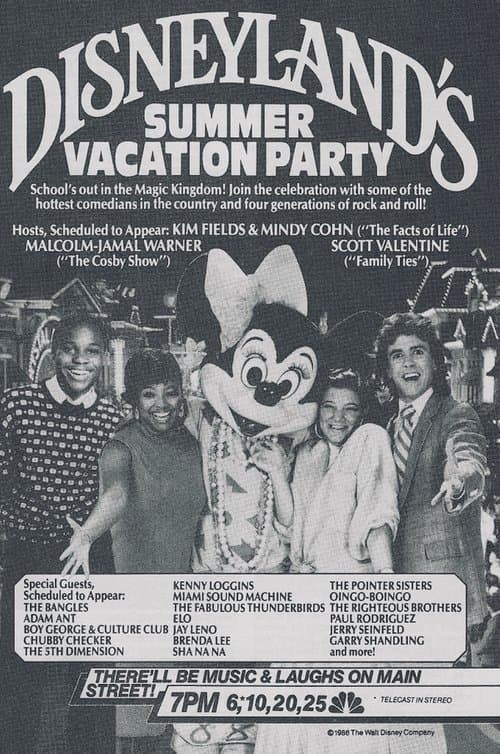 Disneyland's Summer Vacation Partyのポスター