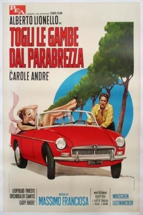 Togli le gambe dal parabrezzaのポスター