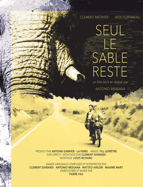 Seul le sable resteのポスター