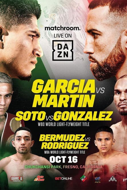 Mikey Garcia vs. Sandor Martinのポスター