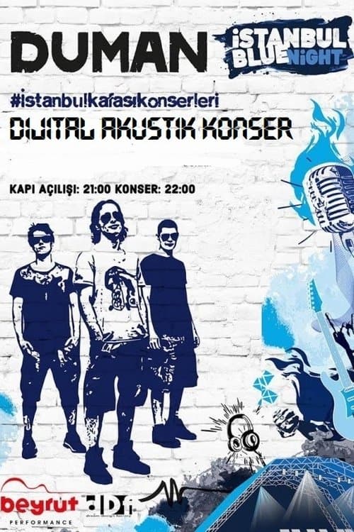 Duman Akustik Dijital Konser Istanbul Blueのポスター