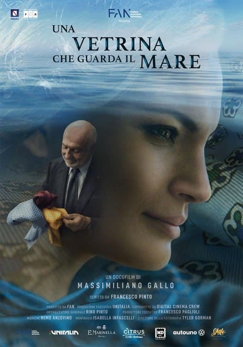 Una vetrina che guarda il mareのポスター