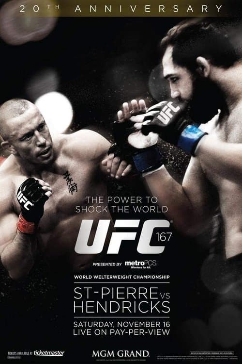 UFC 167: St-Pierre vs. Hendricksのポスター