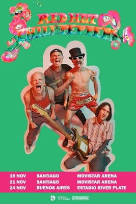 Red Hot Chili Peppers live at Estadio River Plate, Buenos Aires, Argentina November 24, 2023のポスター