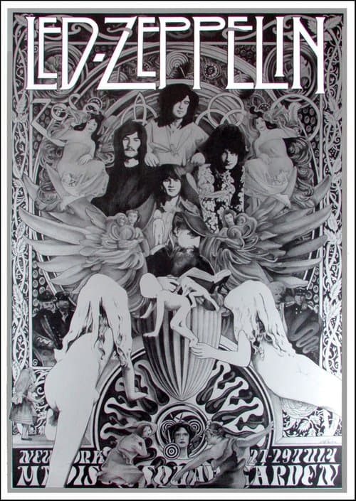 Led Zeppelin - Madison Square Gardenのポスター