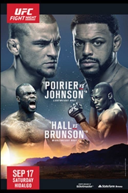 UFC Fight Night 94: Poirier vs. Johnsonのポスター