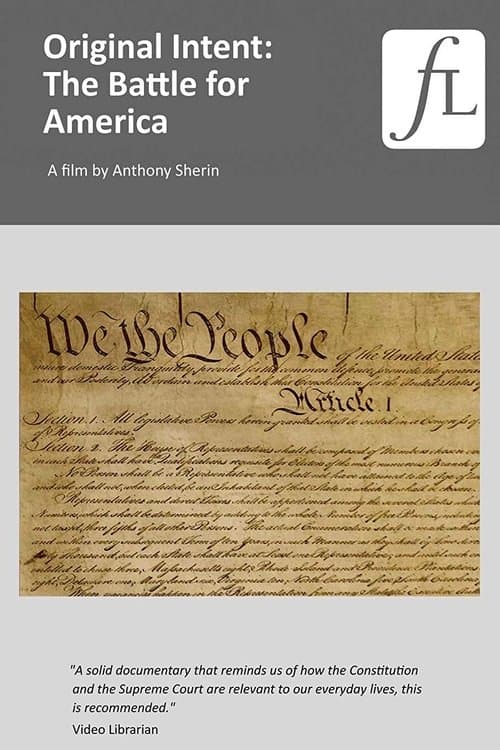 Original Intent: The Battle for Americaのポスター