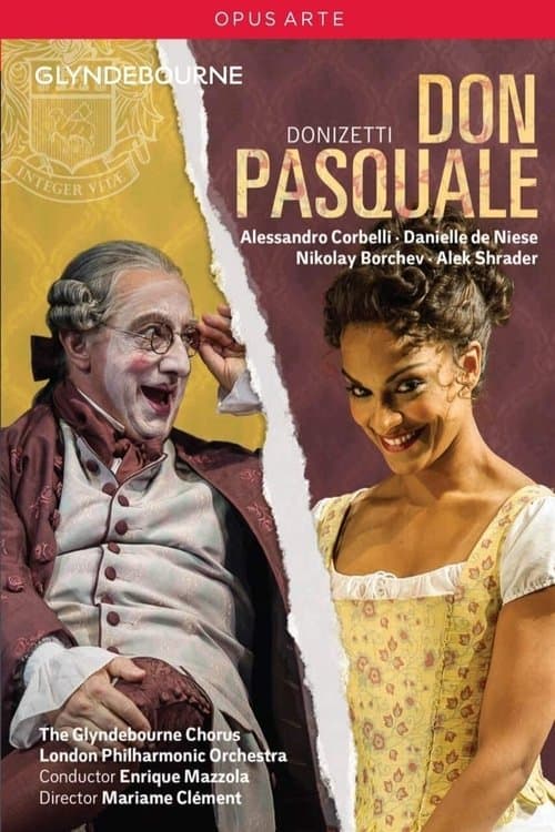 Donizetti: Don Pasqual - Glyndebourneのポスター