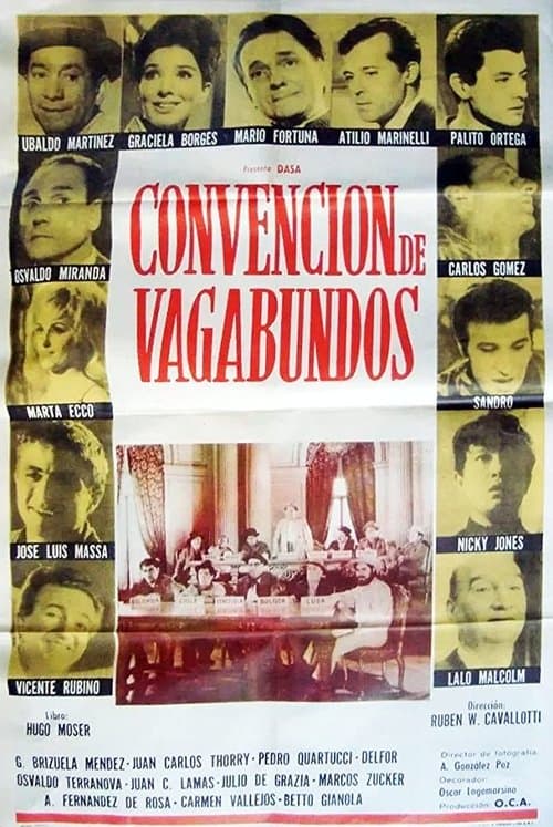 Convención de vagabundosのポスター