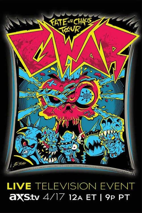GWAR: Fate or Chaos Tour 2013のポスター