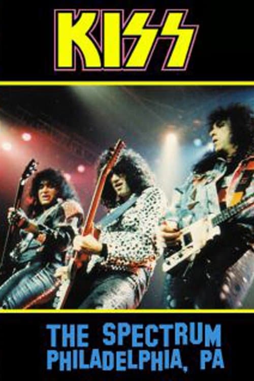 Kiss [1987] A Night At The Spectrumのポスター