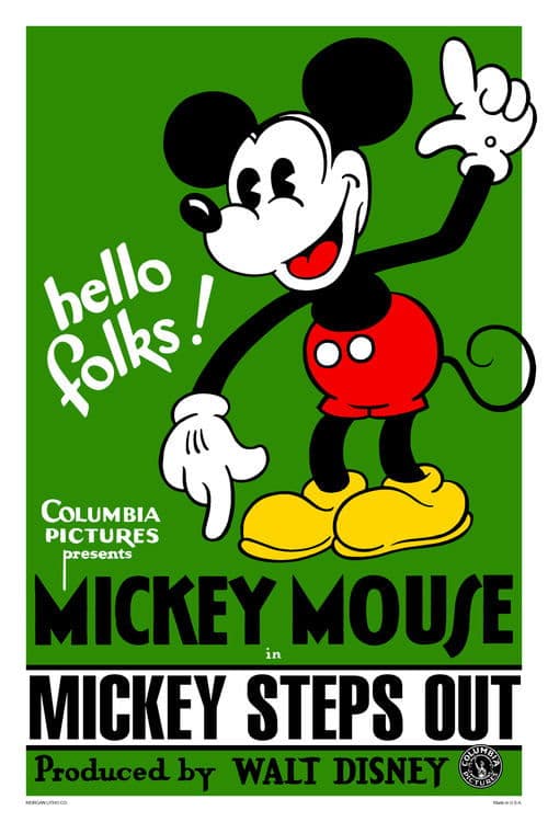 Mickey Steps Outのポスター