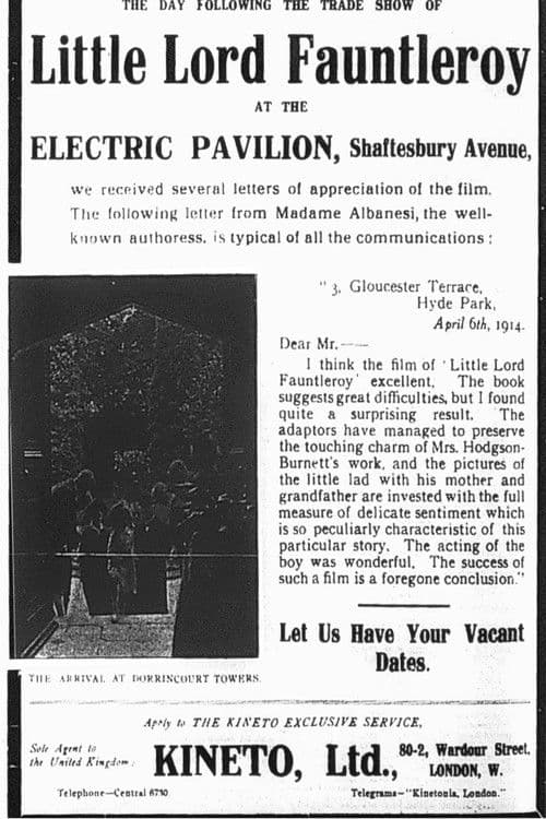 Little Lord Fauntleroyのポスター