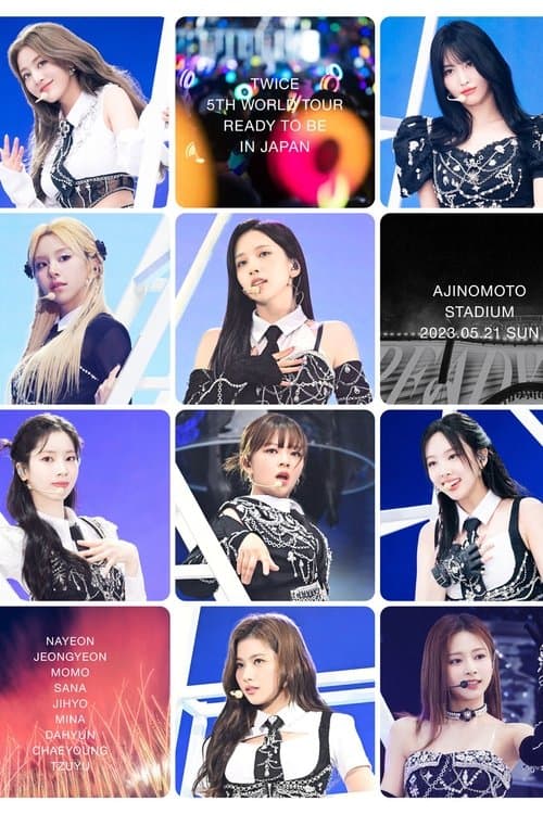 TWICE 5TH WORLD TOUR 'READY TO BE' in JAPANのポスター