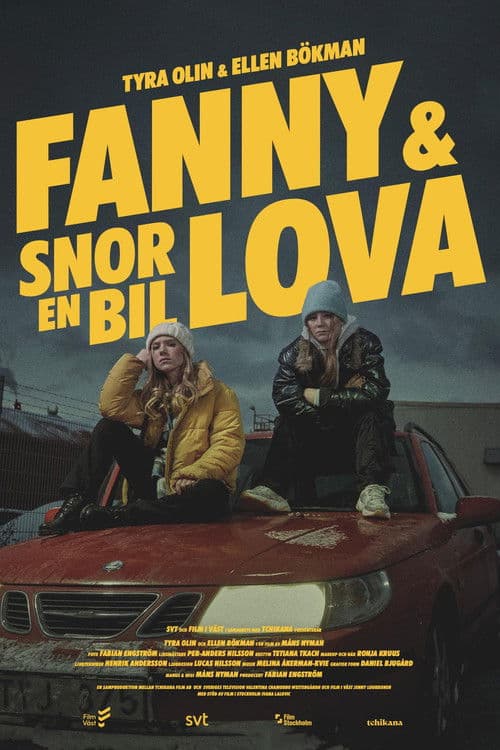 Fanny & Lova snor en bilのポスター