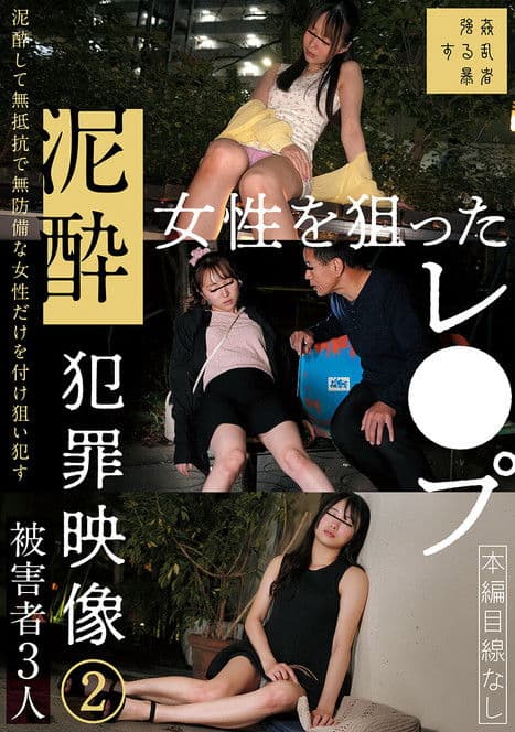 泥酔女性を狙ったレ●プ犯罪映像②のポスター