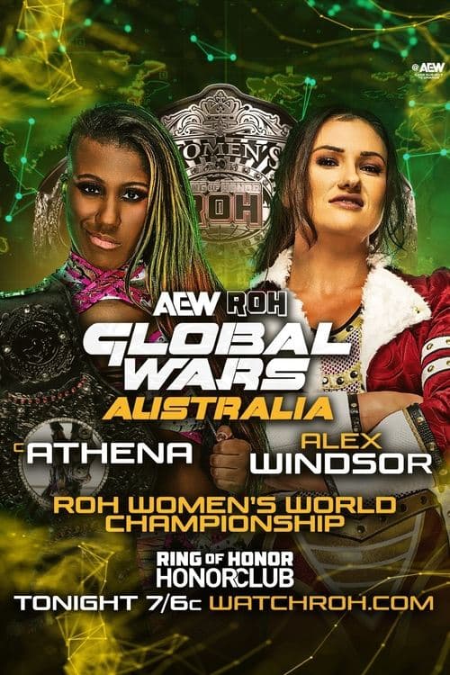 AEW ROH Global Wars Australiaのポスター