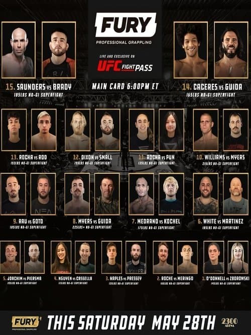 Fury Pro Grappling 4のポスター