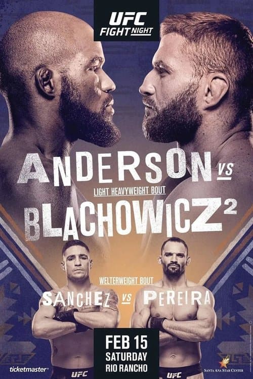UFC Fight Night 167: Anderson vs. Błachowicz 2のポスター