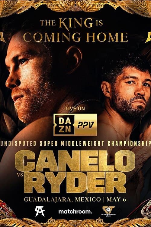 Canelo Alvarez vs. John Ryderのポスター
