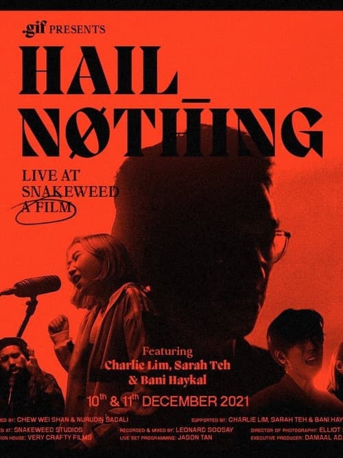 Hail Nothing: Live at Snakeweedのポスター