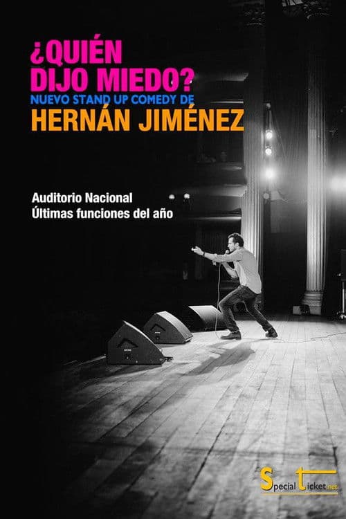 Hernán Jiménez: ¿Quién dijo miedo?のポスター