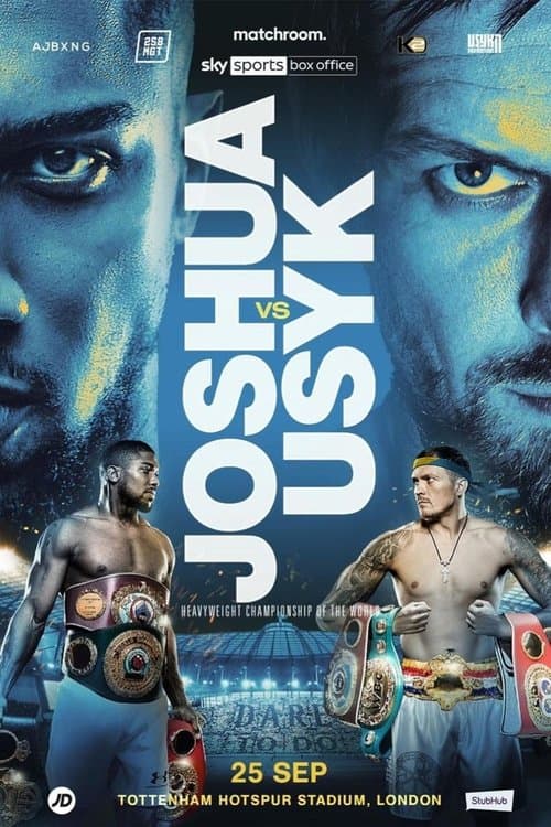 Anthony Joshua vs. Oleksandr Usykのポスター