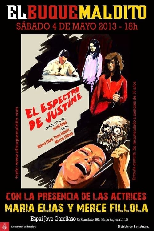 El espectro de Justineのポスター