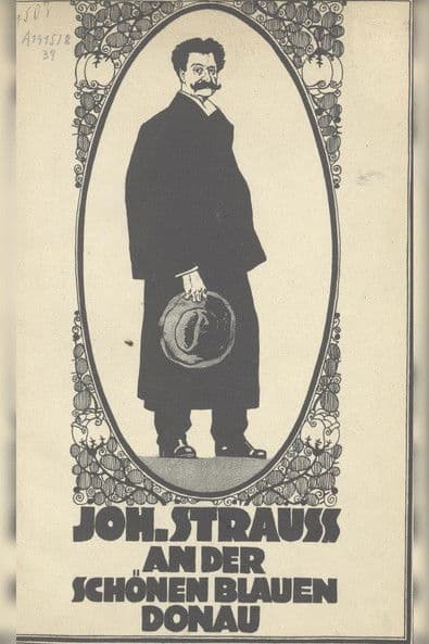 Johann Strauß an der schönen blauen Donauのポスター