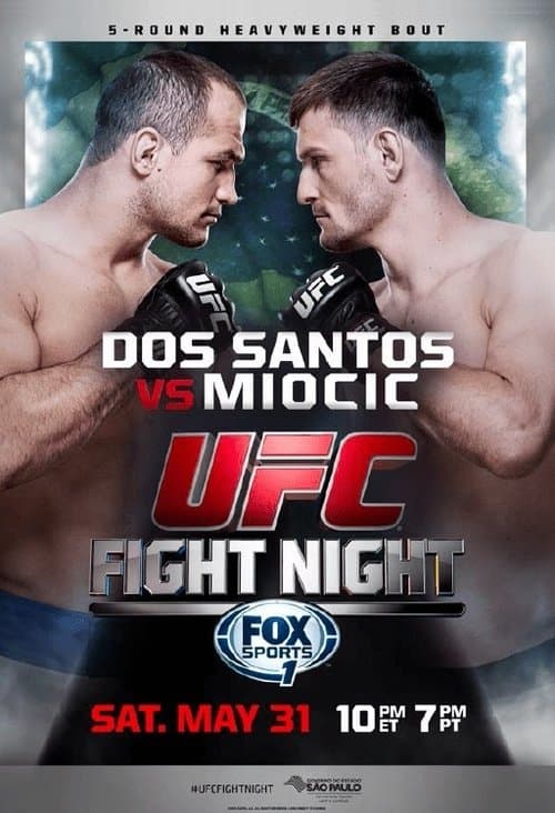 UFC on Fox 13: Dos Santos vs. Miocicのポスター