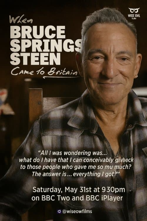 When Bruce Springsteen Came to Britainのポスター