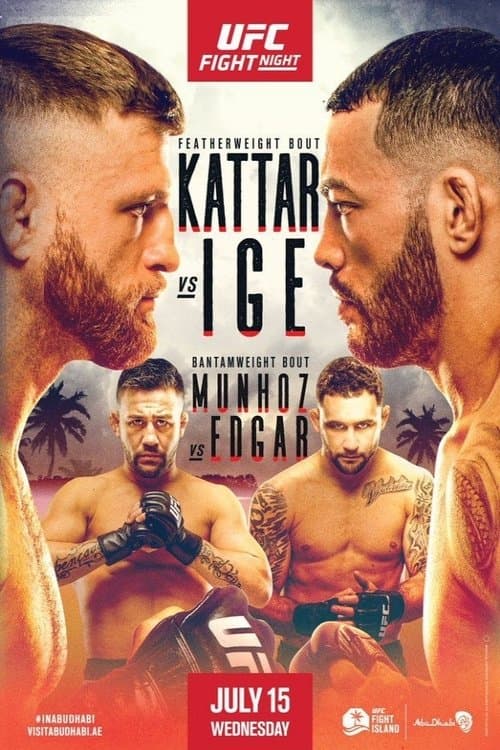 UFC on ESPN 13: Kattar vs. Igeのポスター