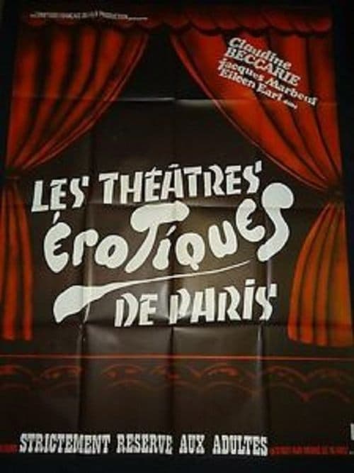Les théâtres érotiques de Parisのポスター