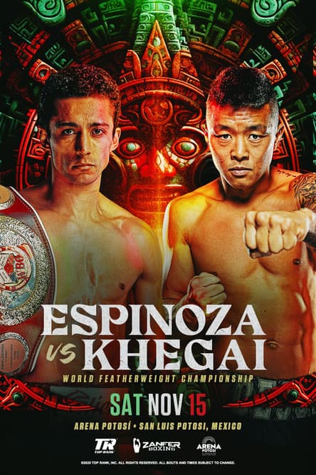 Rafael Espinoza vs. Arnold Khegaiのポスター
