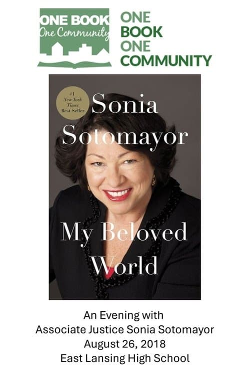 My Beloved World - An Evening with Associate Justice Sonia Sotomayorのポスター