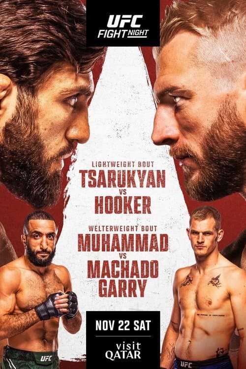 UFC Fight Night 265: Tsarukyan vs. Hookerのポスター