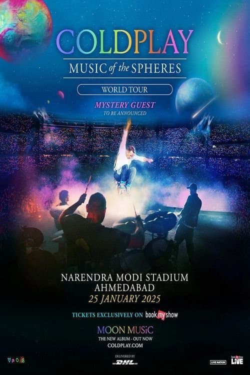 Coldplay: Music Of The Spheres World Tour - Live at Narendra Modi Stadium/Indiaのポスター